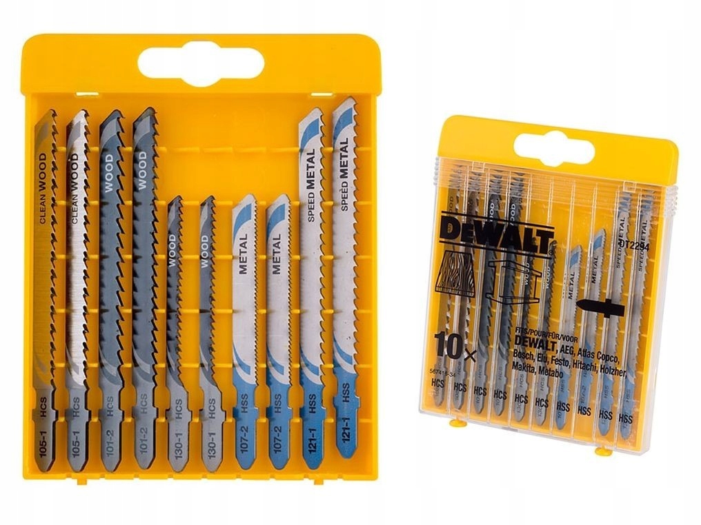 

Brzeszczoty do metalu/drewna 10 szt DT2294 DeWalt