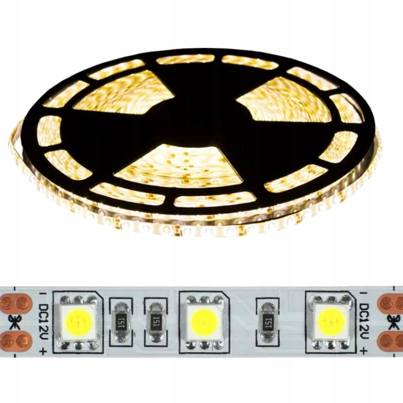 Led pásik 14,4W/m 3000K Farba Biela Teplá 720W 12V IP20 rolka 50