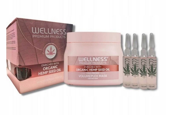 Wellness VolumePlex Maska na jemné vlasy 500 ml ampule 4 x 10 ml