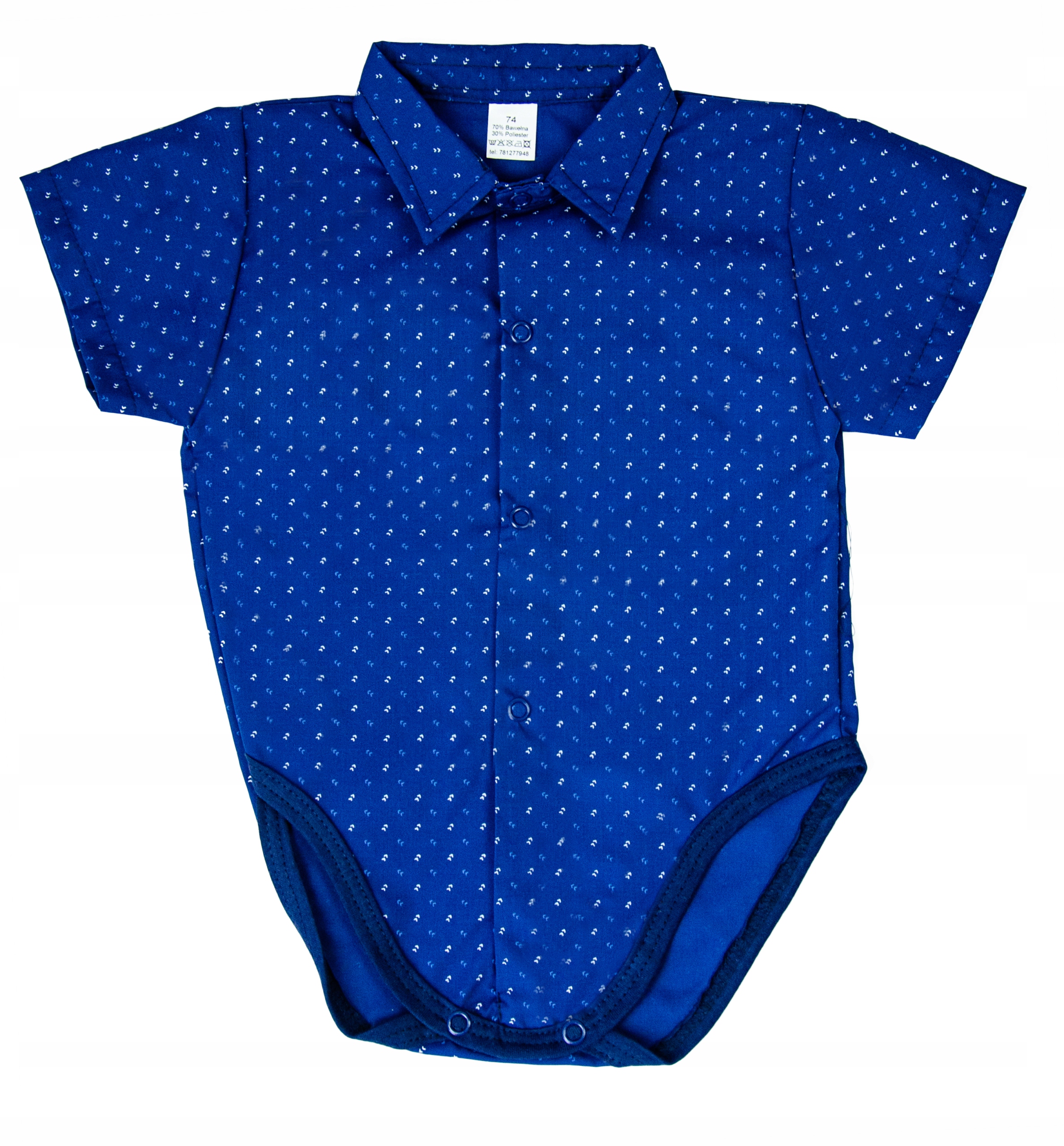 

Body Koszula Koszulobody krótki rękaw Chrzest r.68