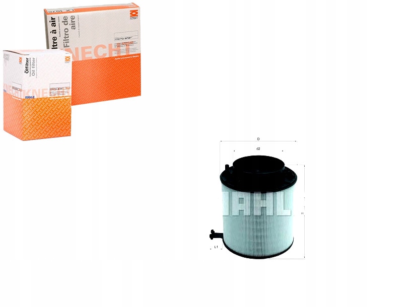 FILTR POWIETRZA KNECHT 8K0133843 AK3714 AF3940 E67