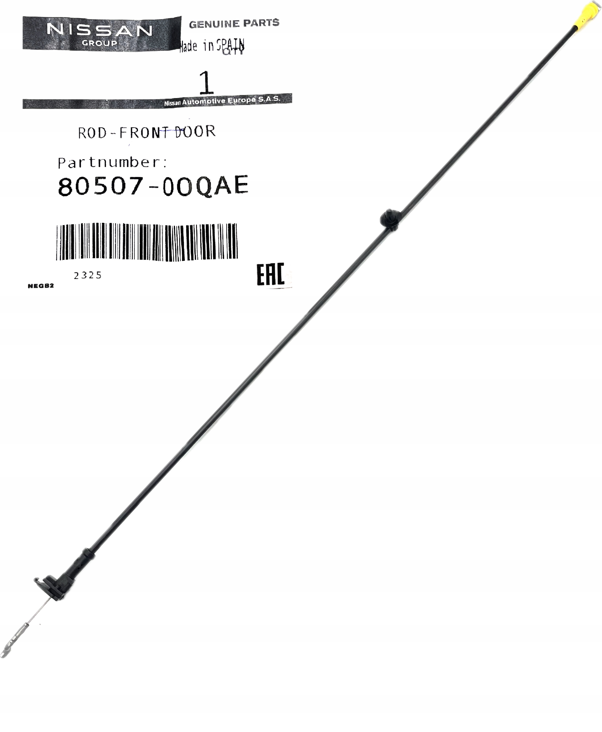 LINKA CIĘGNO ZAMKA DRZWI PRZEDNICH LEWE PRAWE TRAFIC II VIVARO A ORYGINAŁ