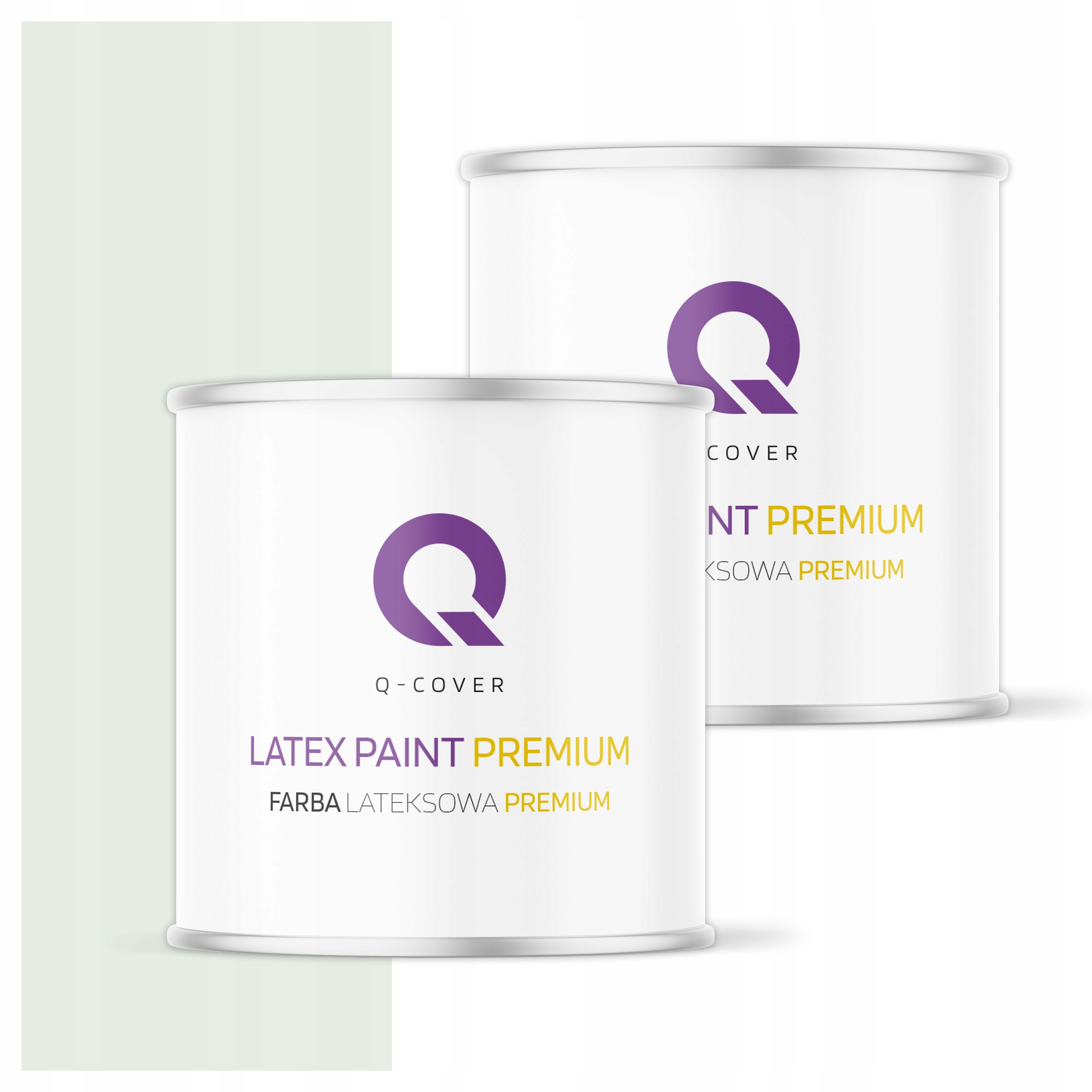 Farba odolná voči škvrnám Umývateľná na steny stropov 2L Hlboká matná Biela zelená