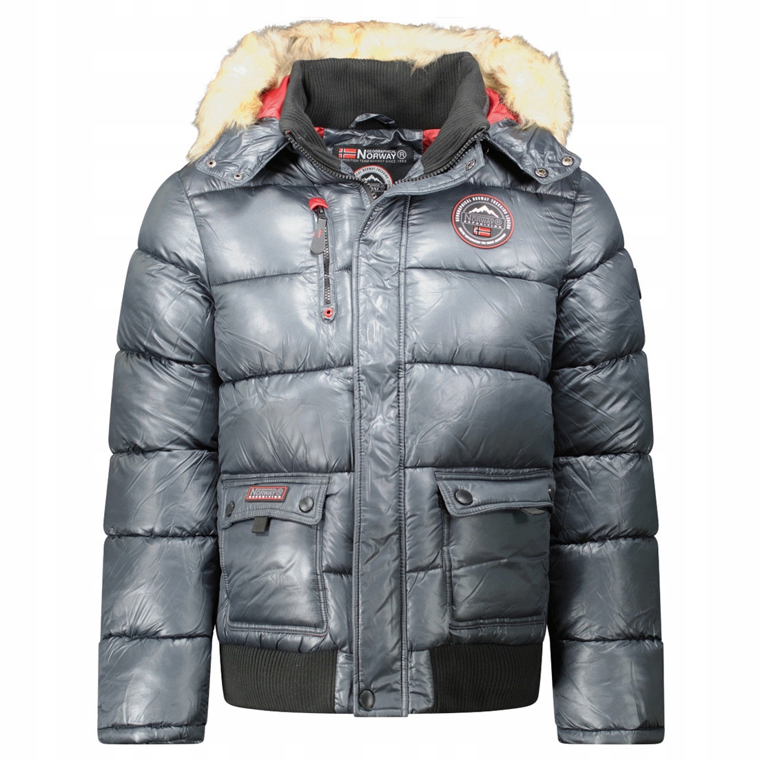 Geographical Norway bunda pánská Bugs Men zimní 3XL tmavě šedá