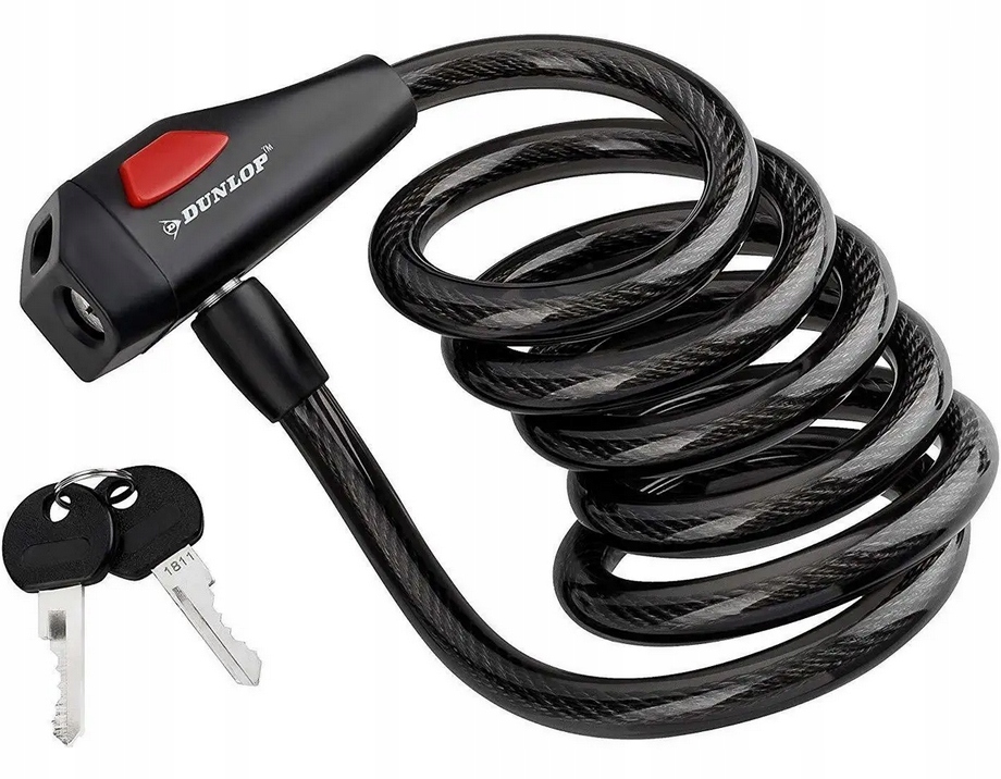 

Dunlop Zapięcie rowerowe Blokada do roweru 150 cm