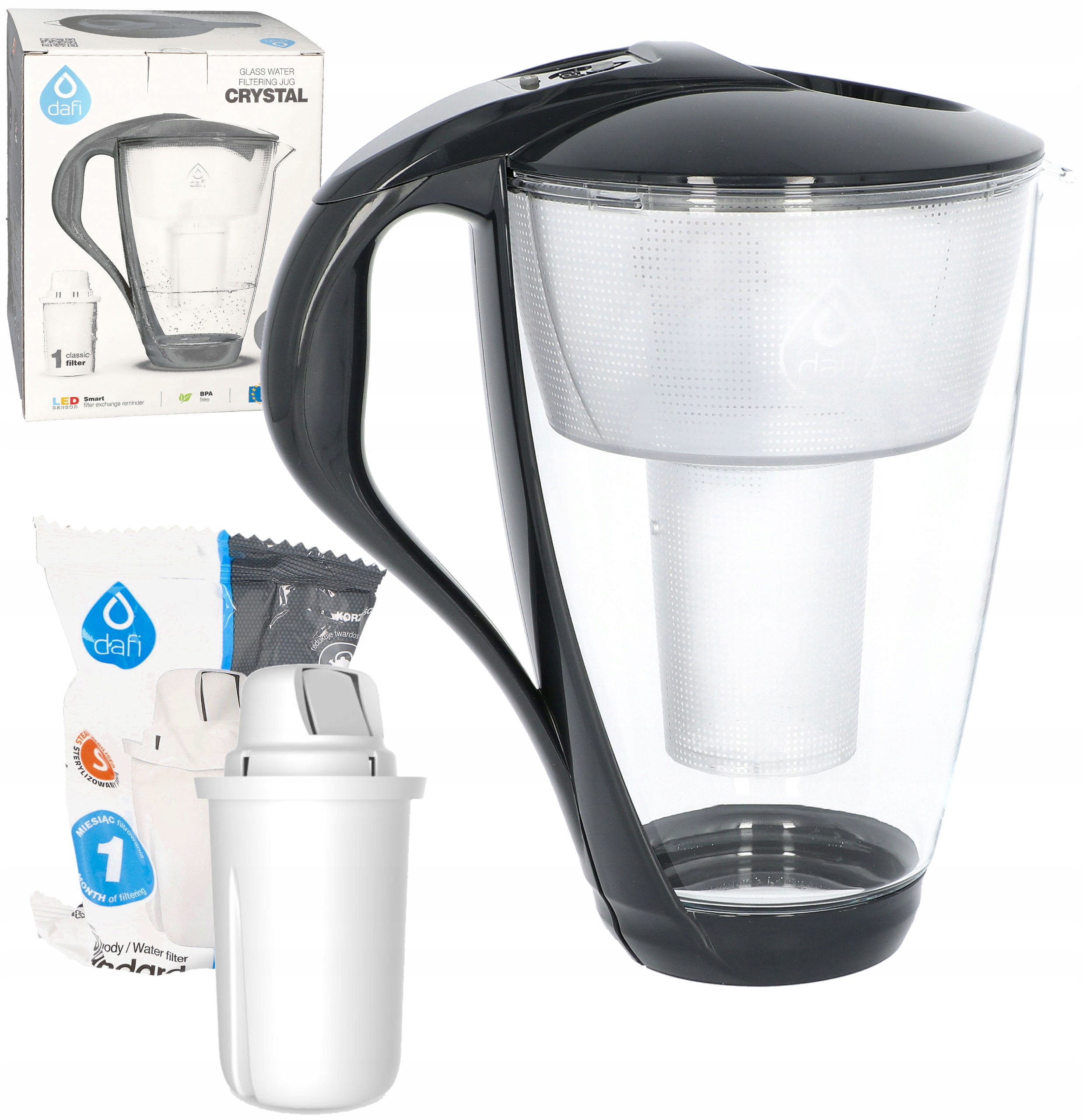 Dzbanek Filtrujący Wodę Dafi Crystal Led Filtr