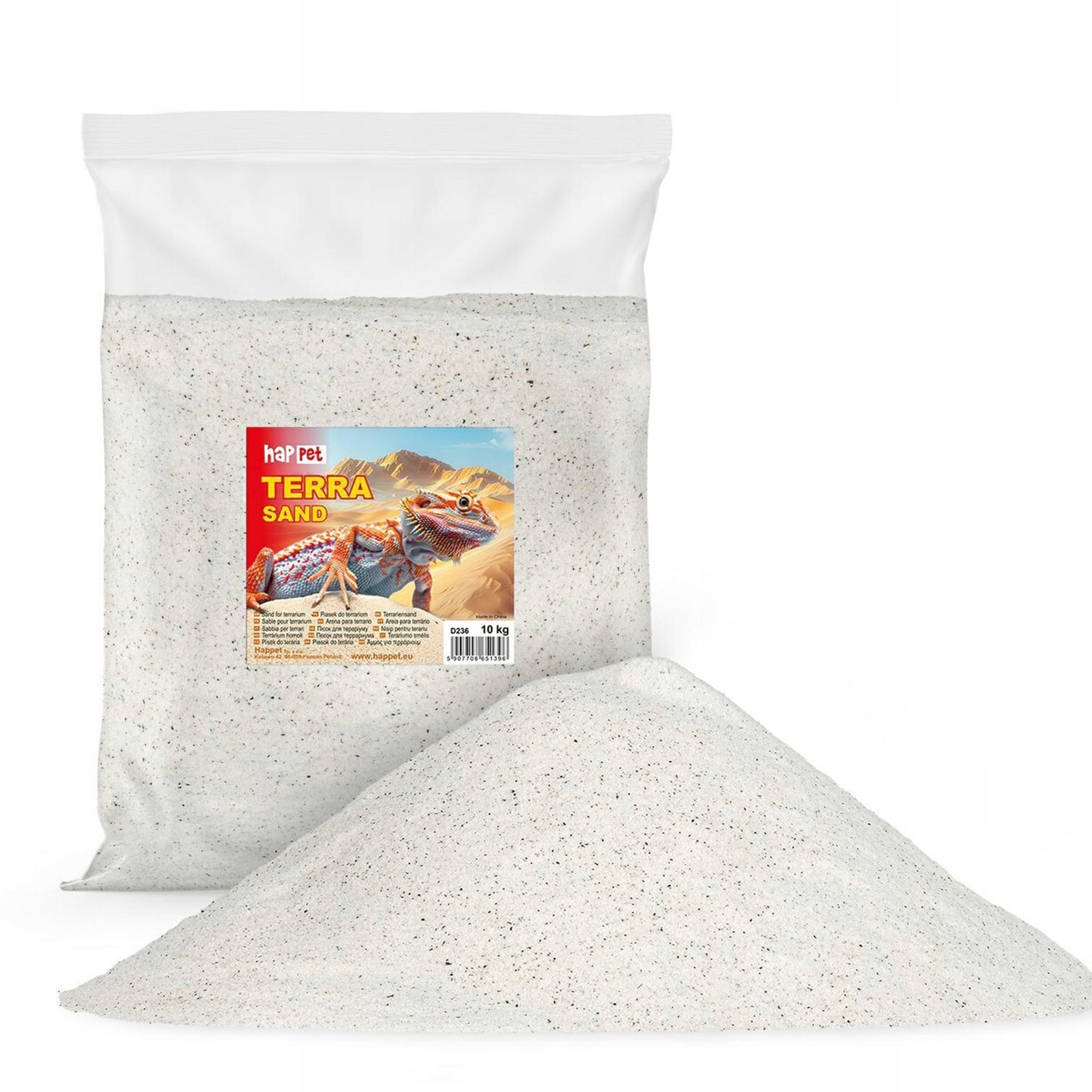 Levně Písek do terária Happet krémový 10 kg