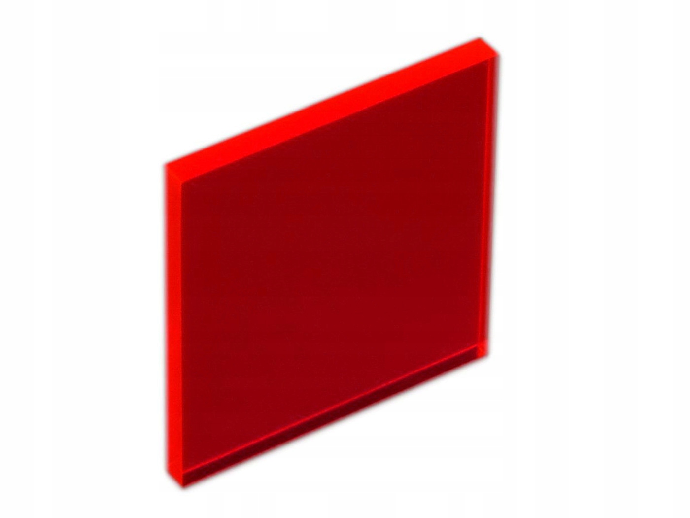 

Plexi pleksi plexa czerwona Fluo 3mm cięcie wymiar
