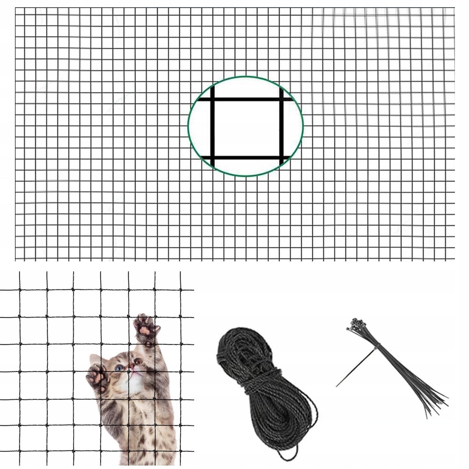 Levně Síťka Na Balkon Ptáci Holubi Proti Ptákům, Očko 2,6 cm