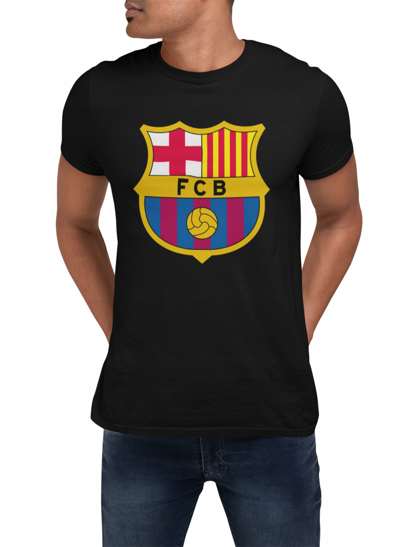 

Koszulka T-shirt męski- barcelona-piłka nożna-XXL