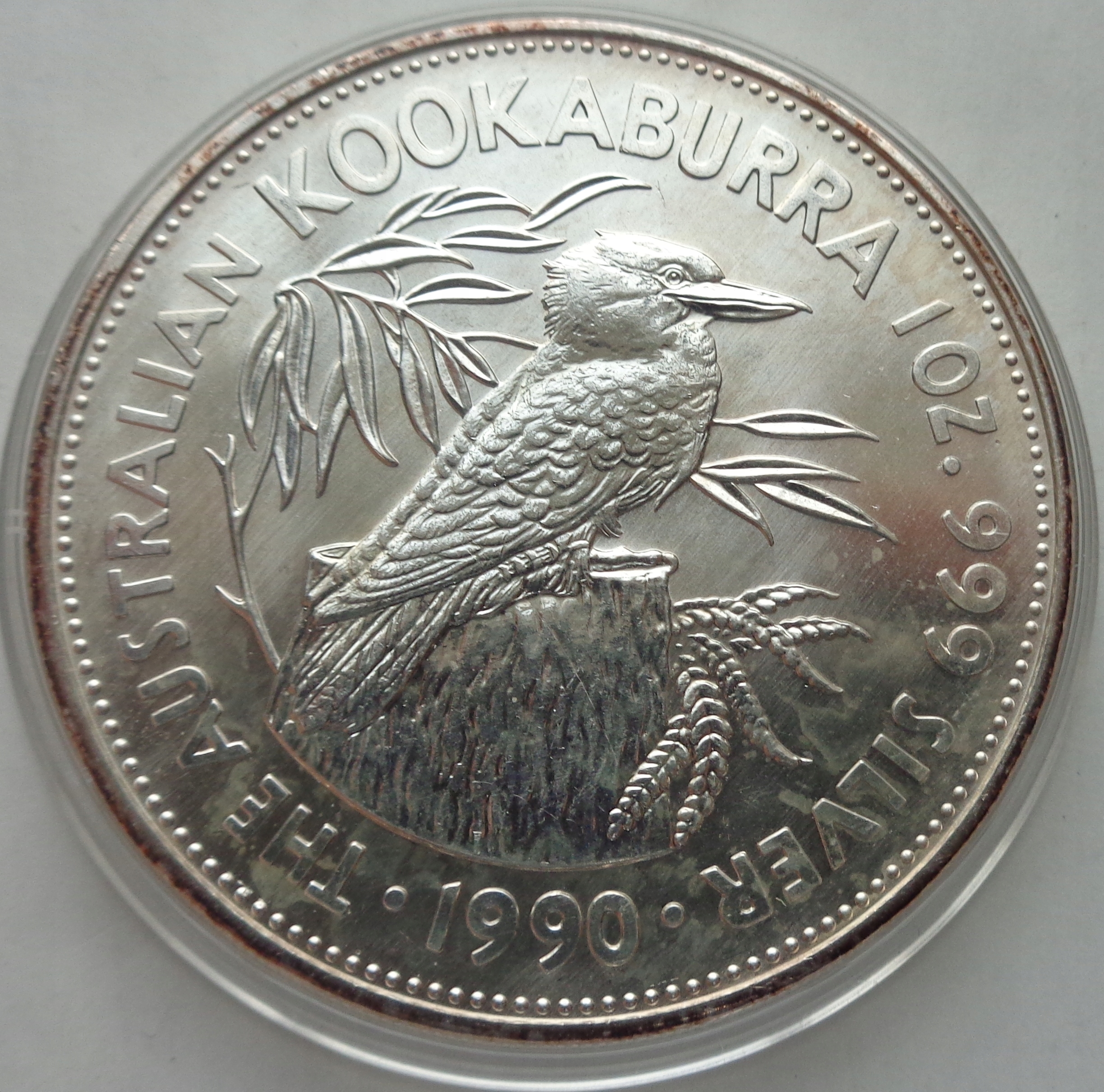 オーストラリア 1990年 5ドル 銀貨 クッカバラ オーストラリア 1990年 5ドル 銀貨 クッカバラ 5 dollars 1990