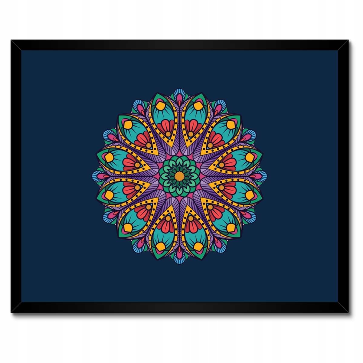 Plakáty v rámu 50x40 Mandala z Maroka Morocco