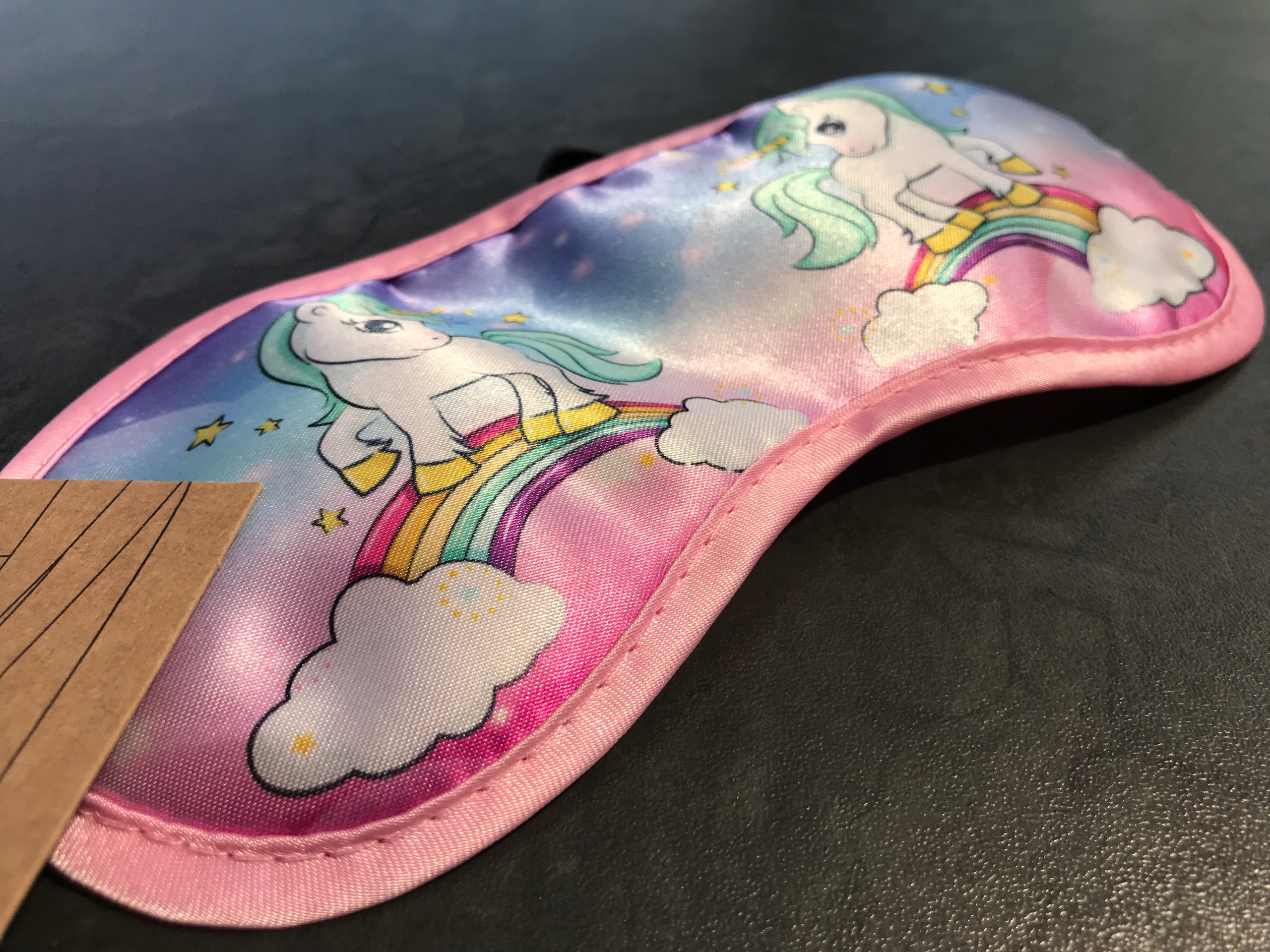 OPASKA NA OCZY MASKA DO SPANIA SNU RELAKSU unicorn OLDMAN JEDNOROŻEC Model na oczy