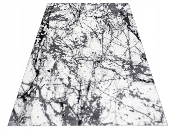 Dywan Cozy 3D Marble 240x330 szary marmur Loft