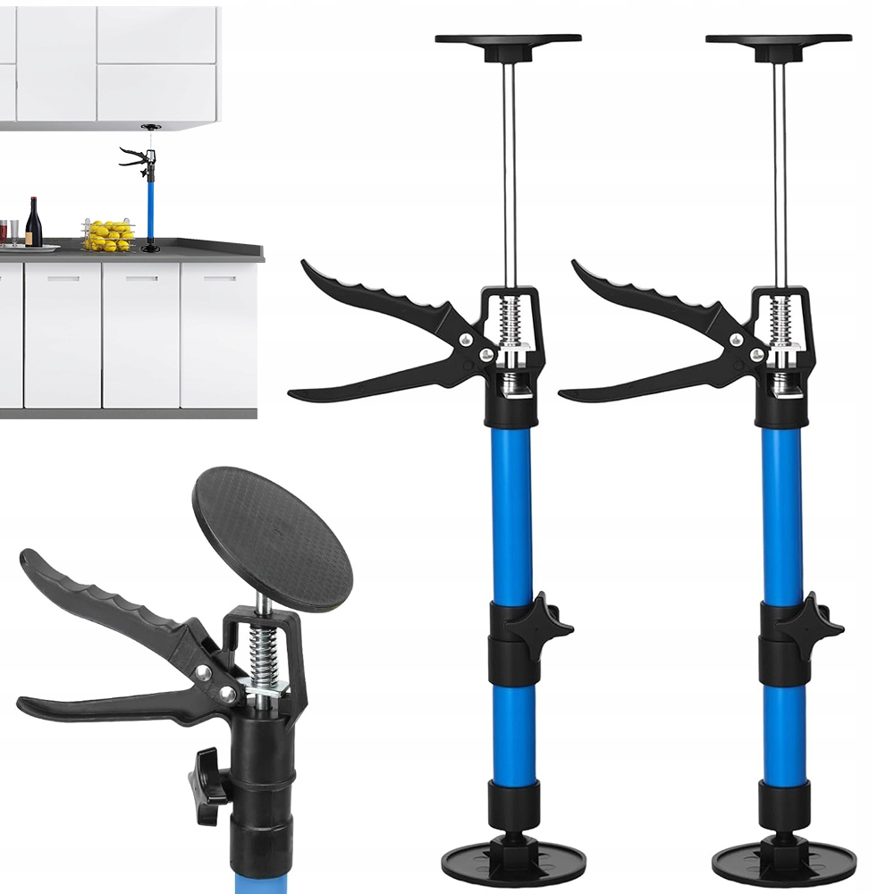 2 Ks Teleskopická Podpěra Zvedák Desek 115-290 CM Trvanlivý Stabilní