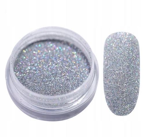 

slay brokat pyłek efekt srebrny Holograficzny holo
