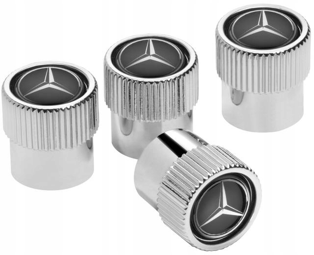 

Ozdobne Kapturki Na Wentyle Do Kół Mercedes Logo