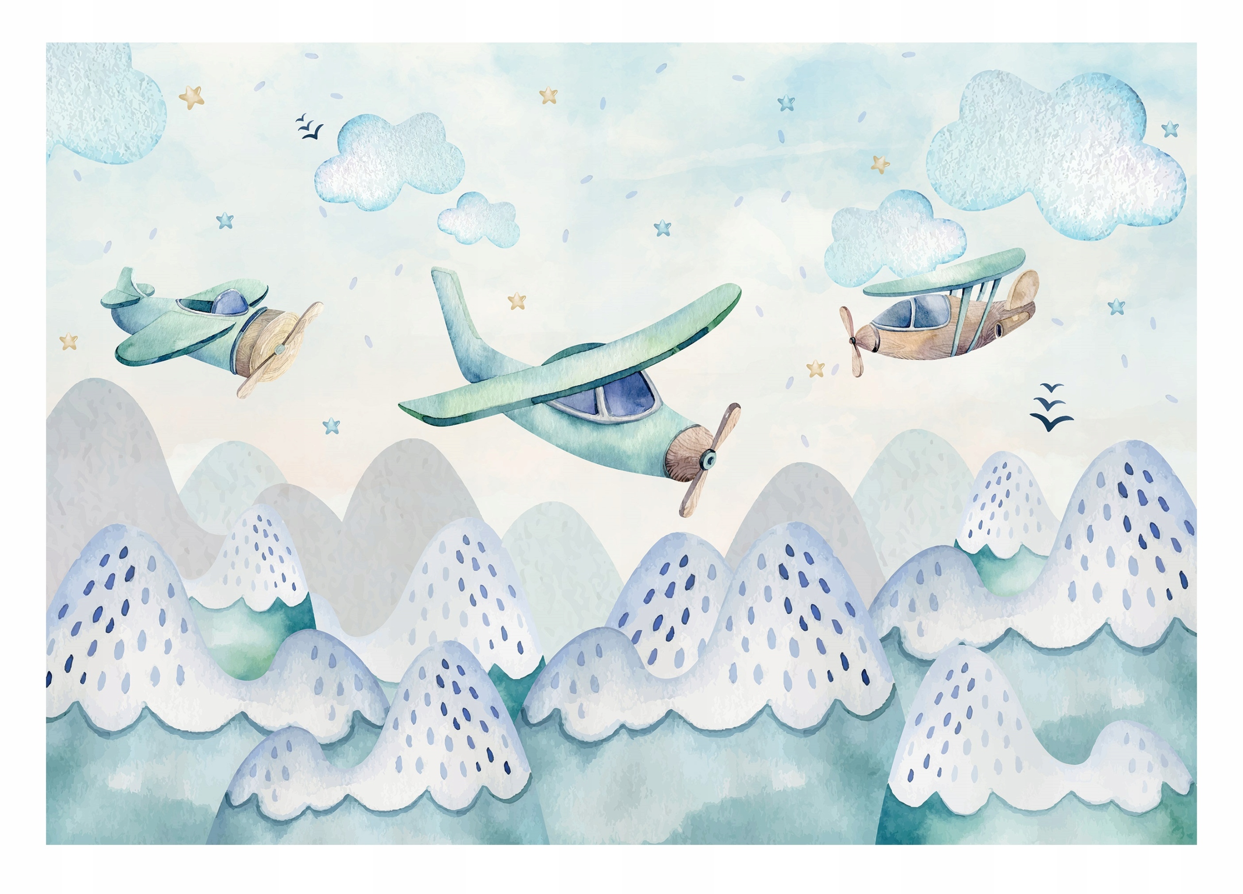 Fototapeta Pre Deti Škandinávske lietadlo 312x219