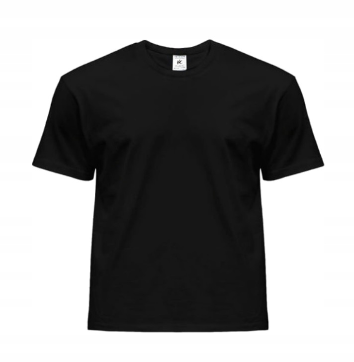 

T-shirt Czarny Dziecięcy Koszulka B&c r. 122 128