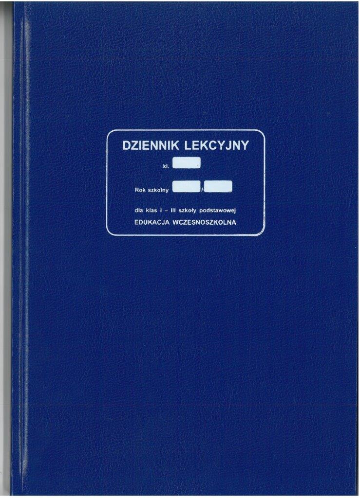 

Dziennik lekcyjny klasa 1-3 edukac. wczesnoszkolna
