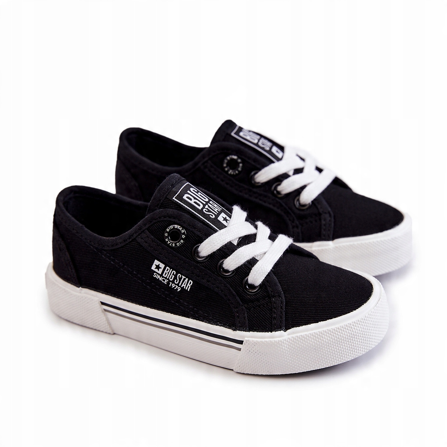 

Dziecięce Trampki Big Star JJ374174 Czarne 32