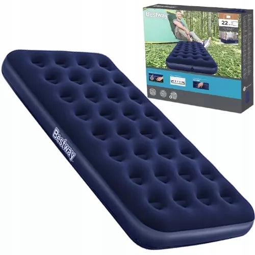 Dmuchany Materac Turystyczny 188x99x22cm solidny i wytrzymały Bestway 67001