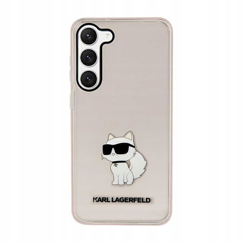 Karl Lagerfeld IML Nft Choupette Pouzdro pro Samsung Galaxy S23 (růžové)
