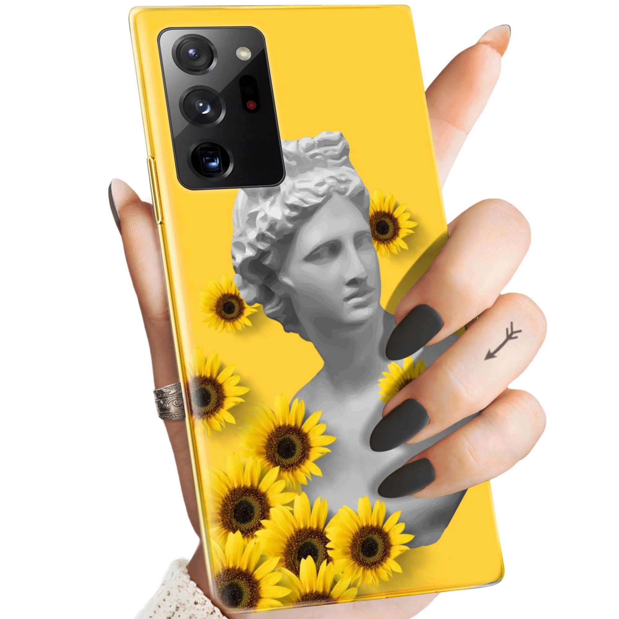 Etui Do Samsung Note 20 Ultra 20 Ultra 5G Żółte Słoneczne Yellow
