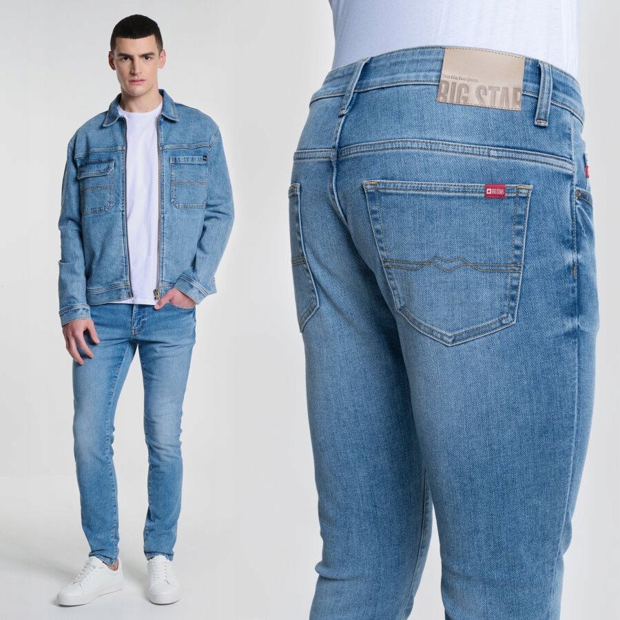 Big Star Jeansy Męskie Skinny Deric 238 W34 L34