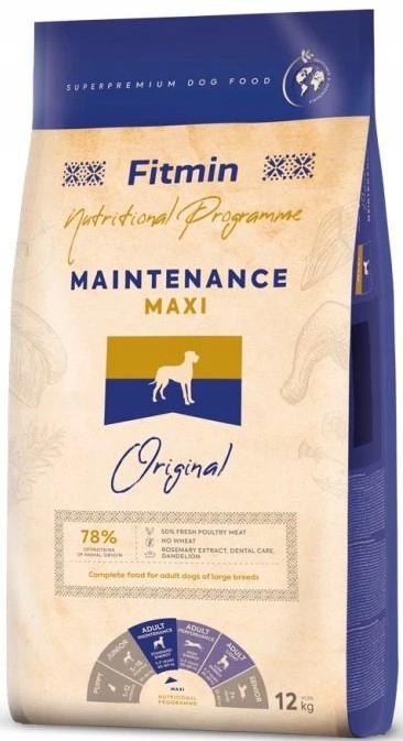 Fitmin Maintenance Maxi sucha karma dla psa Drób premium 12 kg