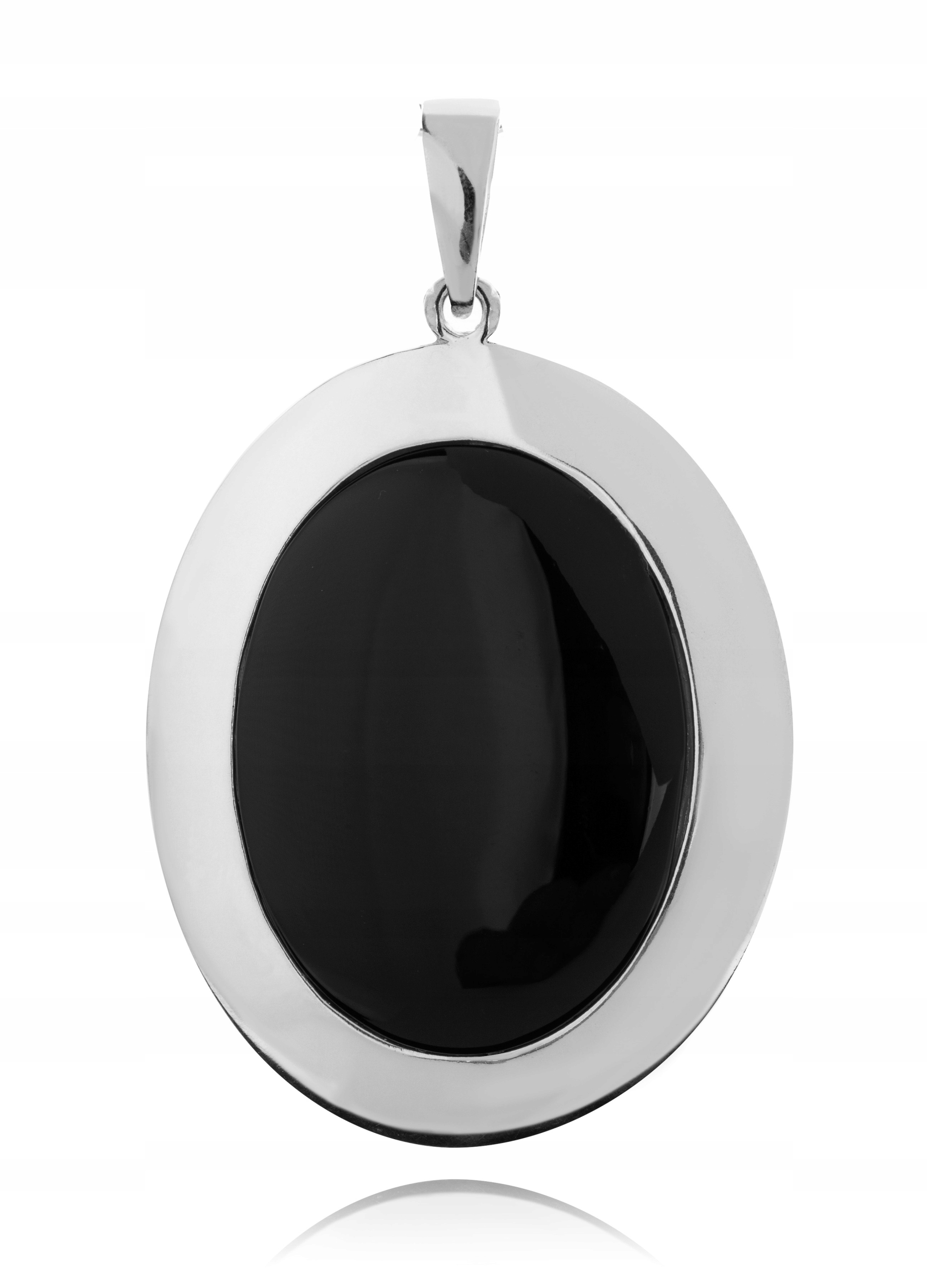 

Srebrny Duży Wisiorek Zawieszka Z Onyksem pr.925