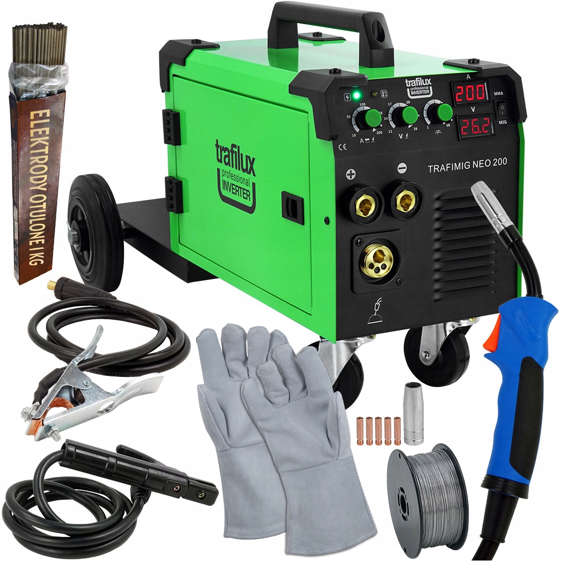Зварювальний апарат migomat TRAFILUX TRAFIMIG 200 комплект
