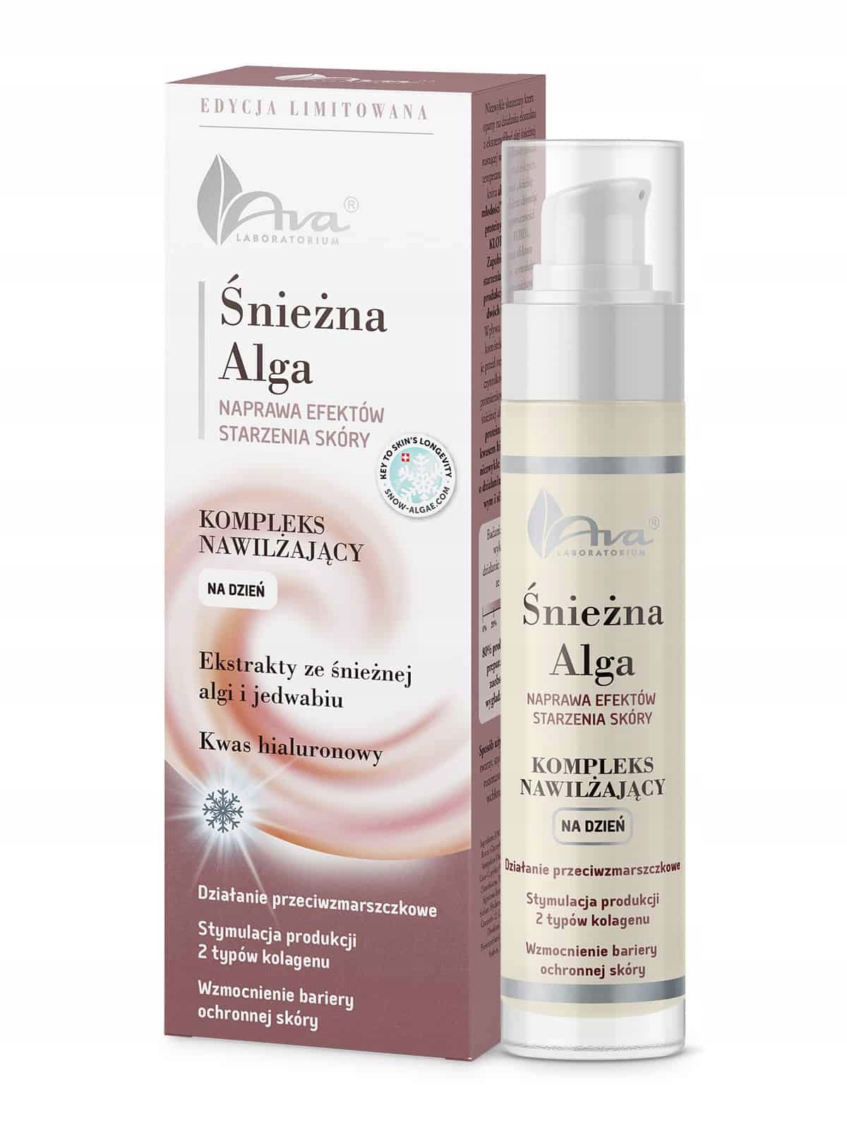 AVA ALGA ŚNIEŻNA KOMPLEKS NAWILŻAJĄCY NA DZIEŃ