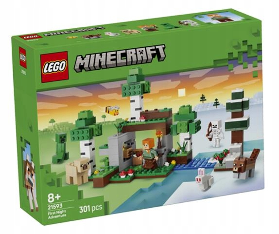 Lego(r) Minecraft 21593 – Přežití První Noci
