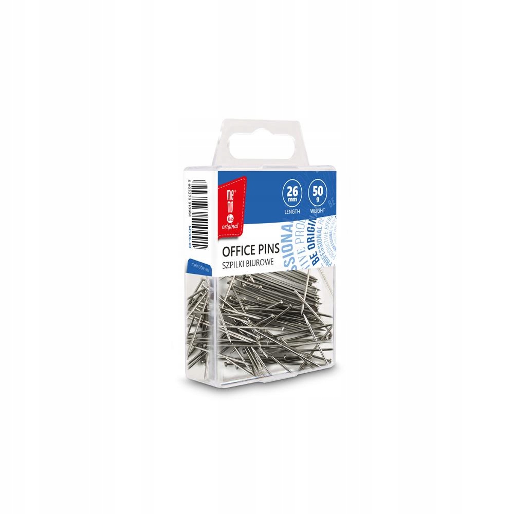 

Szpilki biurowe 26 mm Memobe 50g. kaseta