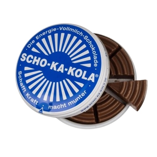 Scho-ka-kola Vollmilch 100g- cukierki z czekolady mlecznej z kofeiną ...