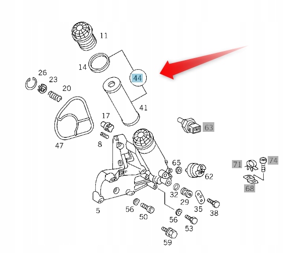 Olejový Filtr Mercedes-benz A1201800009