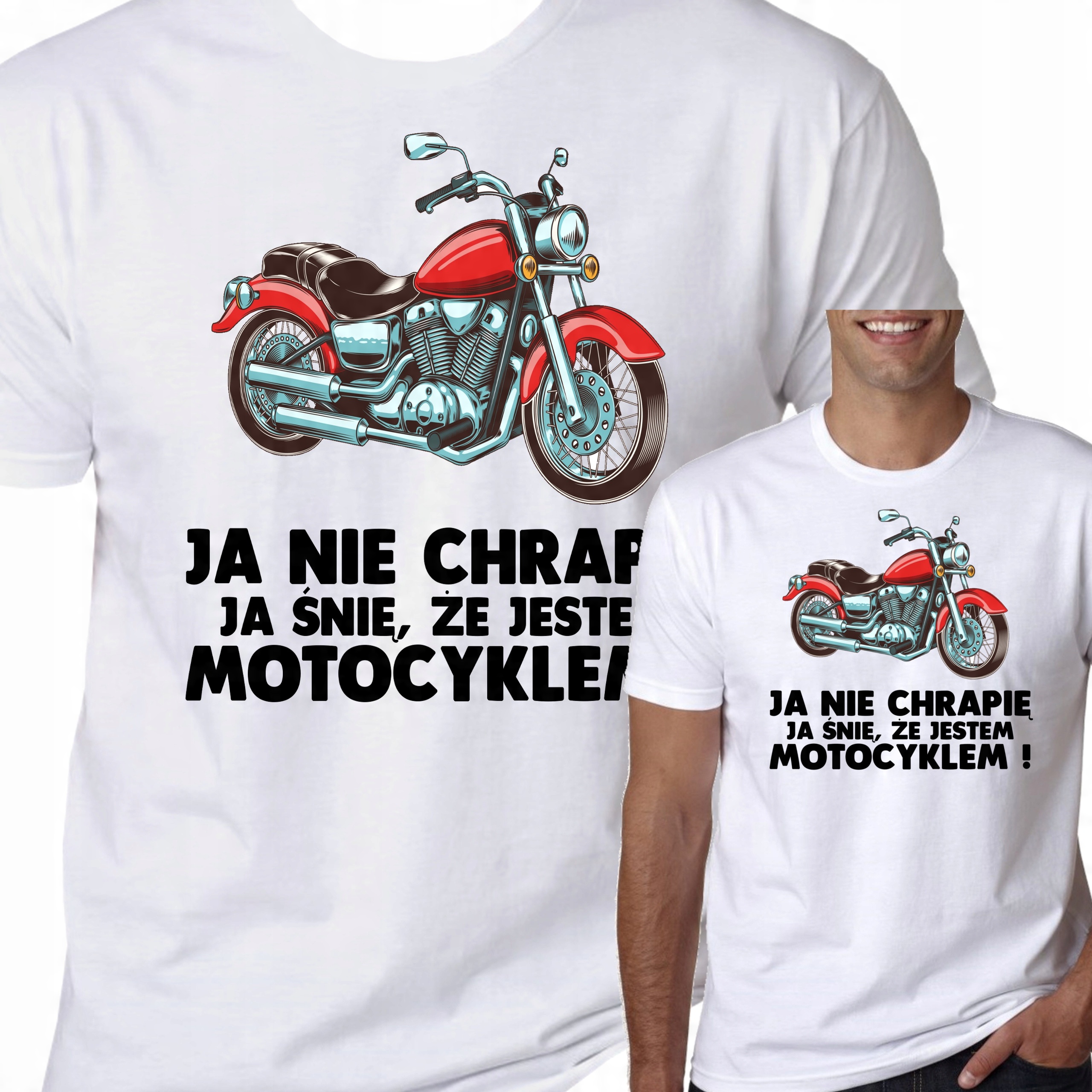 

Koszulka Ja Nie Chrapię Snię Motocyklem XL 1022