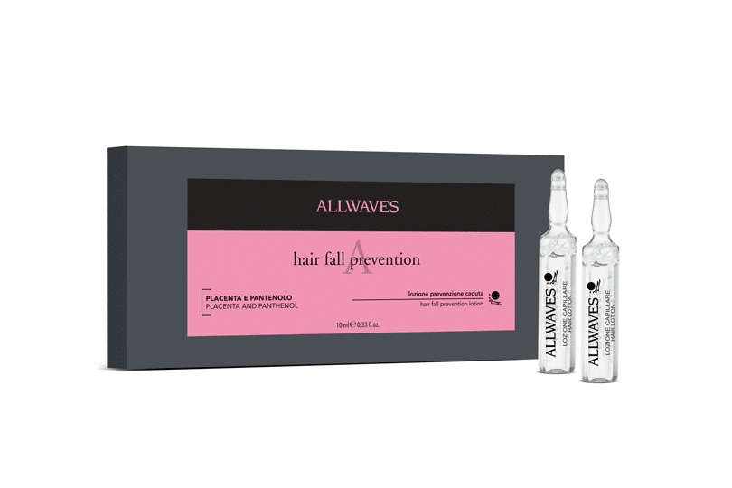 

Allwaves Placenta ampułki przeciw wypadaniu włosów