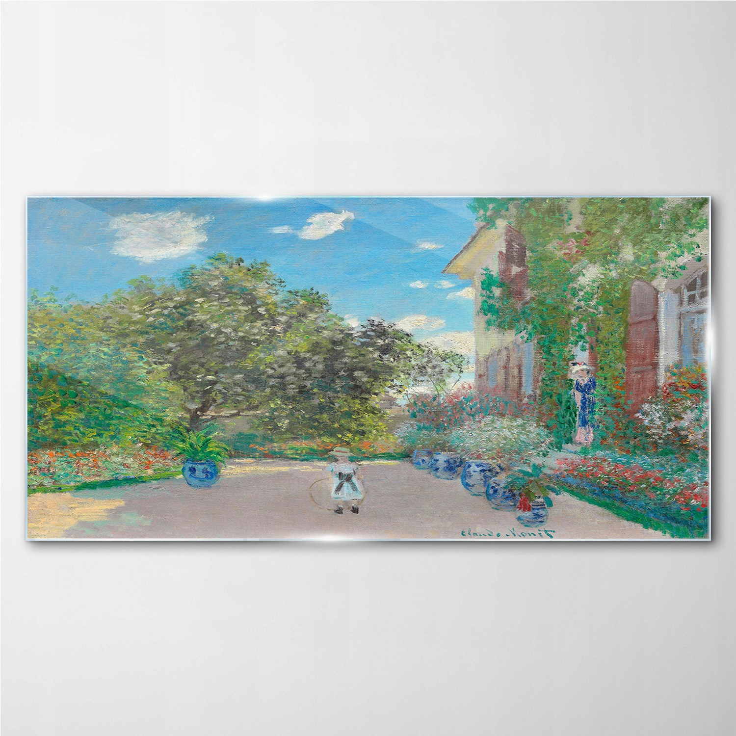 

Obraz szklany z nadrukiem Dom artysty Monet 100x50