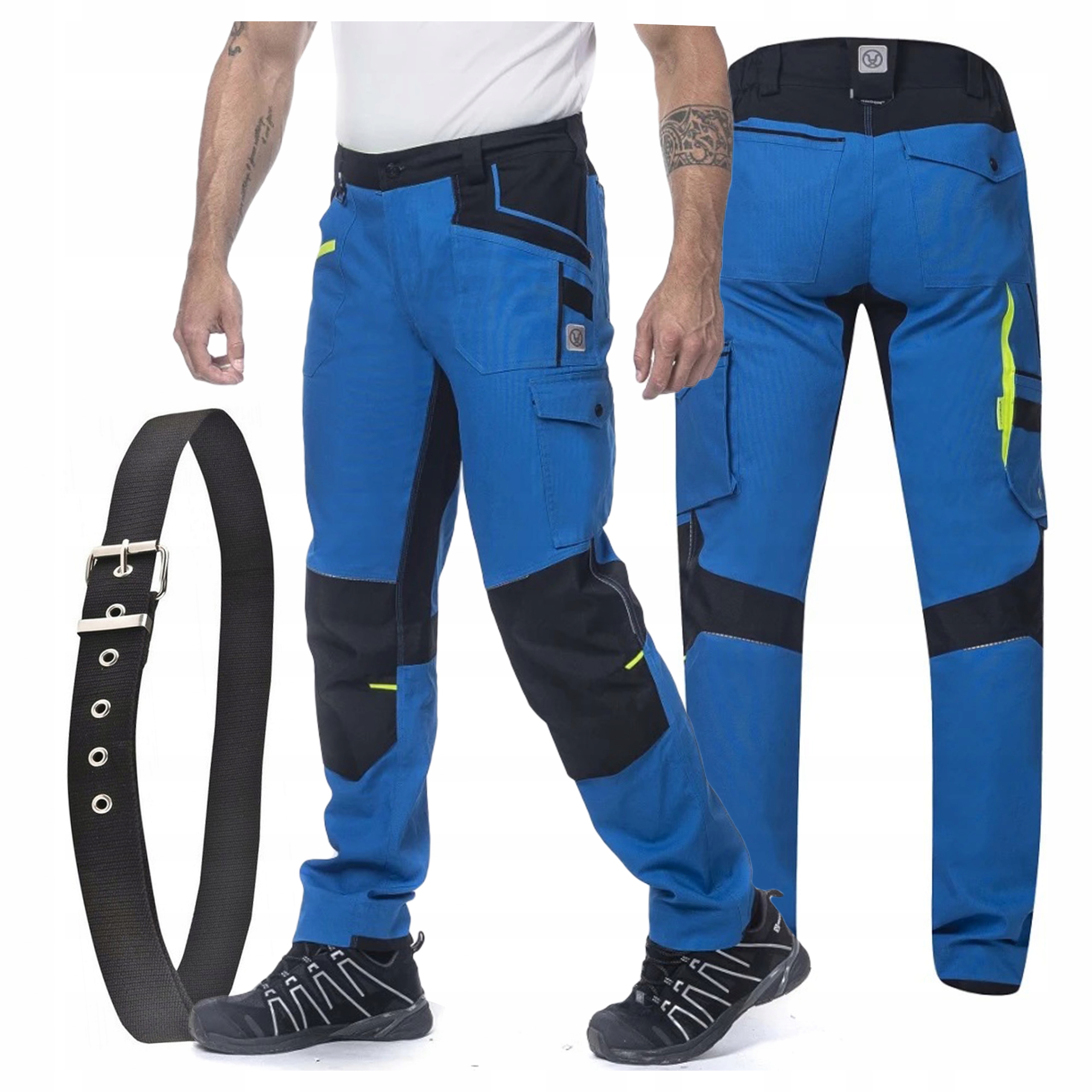 Pánské pracovní kalhoty Bozp Elastické Slim Ardon 4XSTRETCH 52 Bonus Pásek