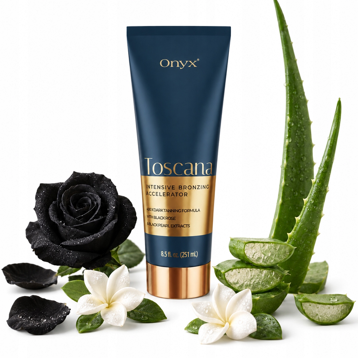 Onyx Toscana Dvojitě posilující bronzující urychlovač opalování