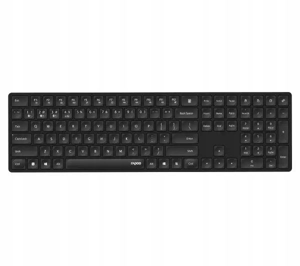 Klawiatura bezprzewodowa membranowa Rapoo E8020M Blade Czarna
