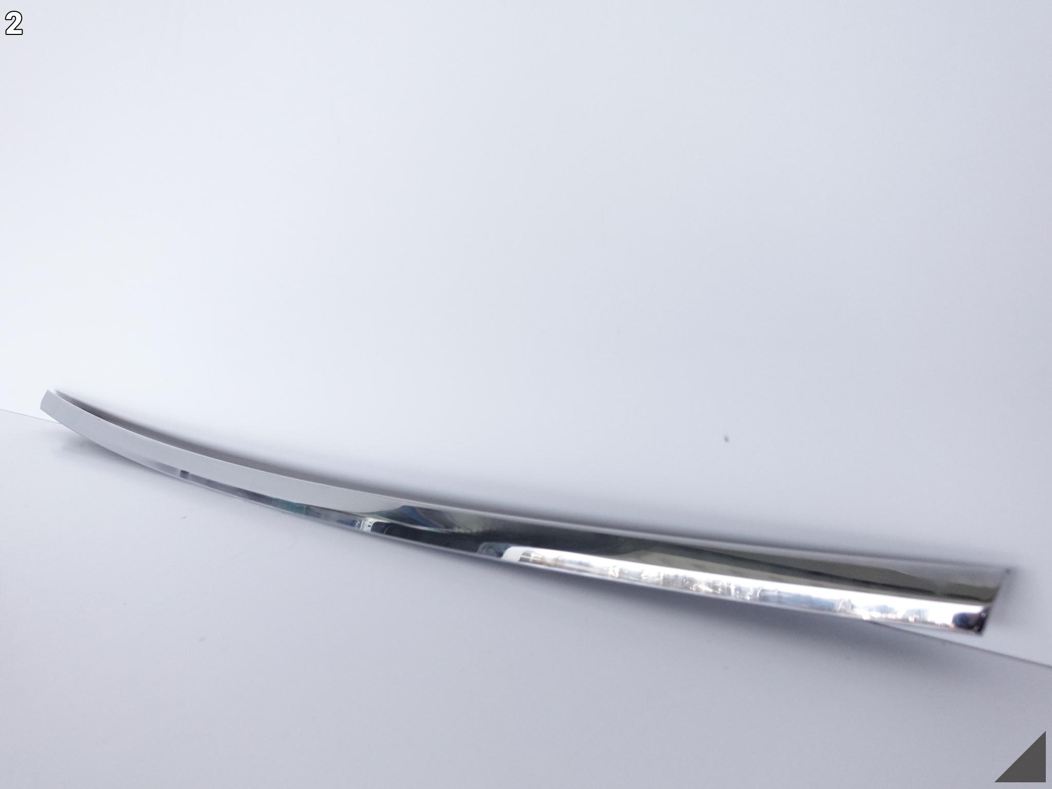 TESLA MODEL X 15- door moulding CHROM right rear part