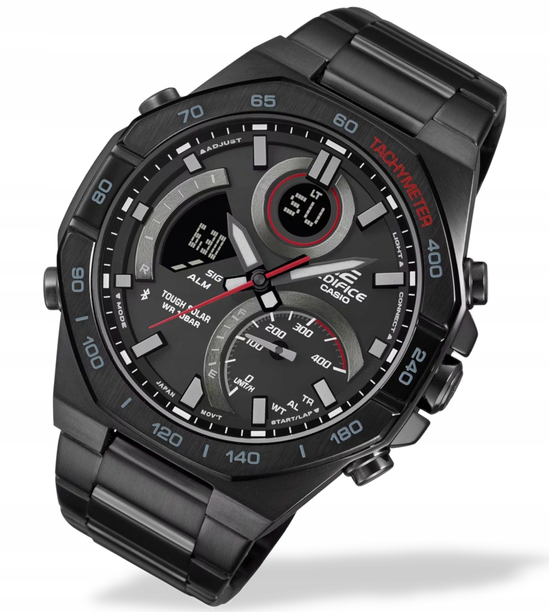 Pánské hodinky Casio Edifice Bluetooth ECB-950DC stopky časovač Led Box+Gravírování