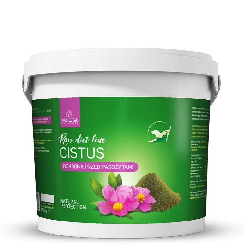Pokusa Cistus Czystek Kleszcze Dla Psa Kota 1500g