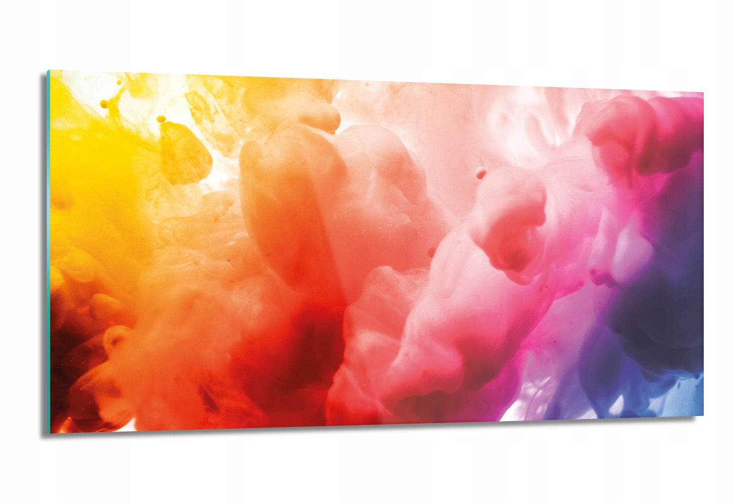 kuchynský panel s potlačou Farby biele pozadie 100x50