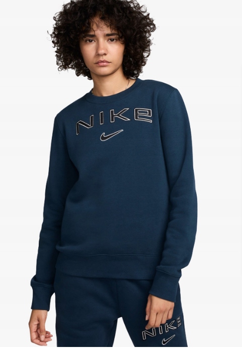 Mikina Nike Sportswear Phoenix Fleece modrá Xs