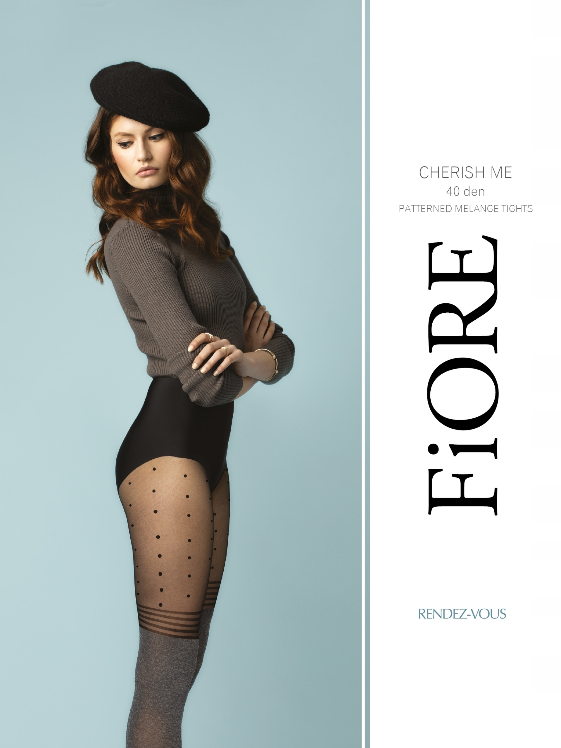 

Rajstopy Fiore Cherish Me 4/L Melange.black