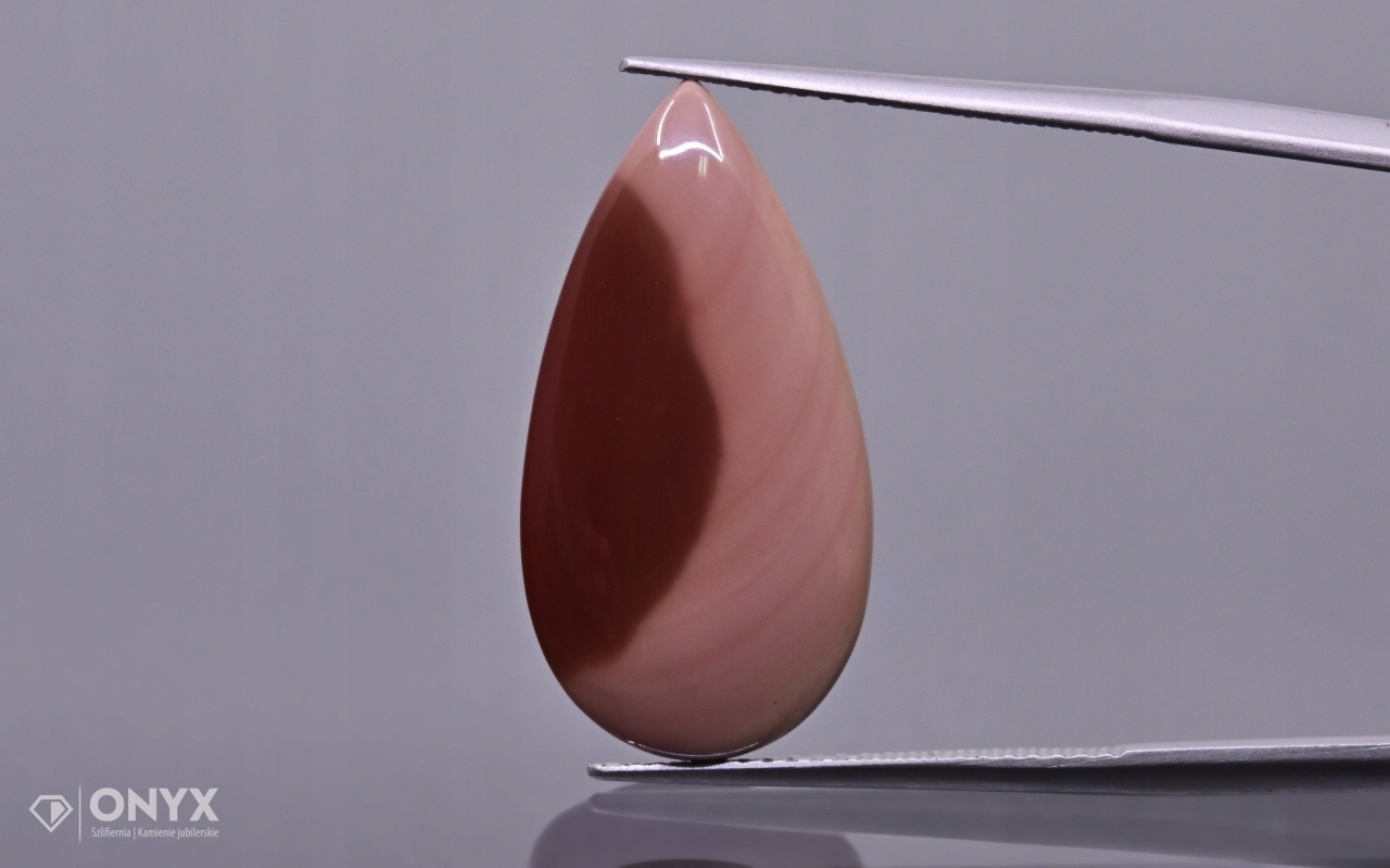 Jaspis Imperial nízký kabošon slza 24,5x12,5 mm